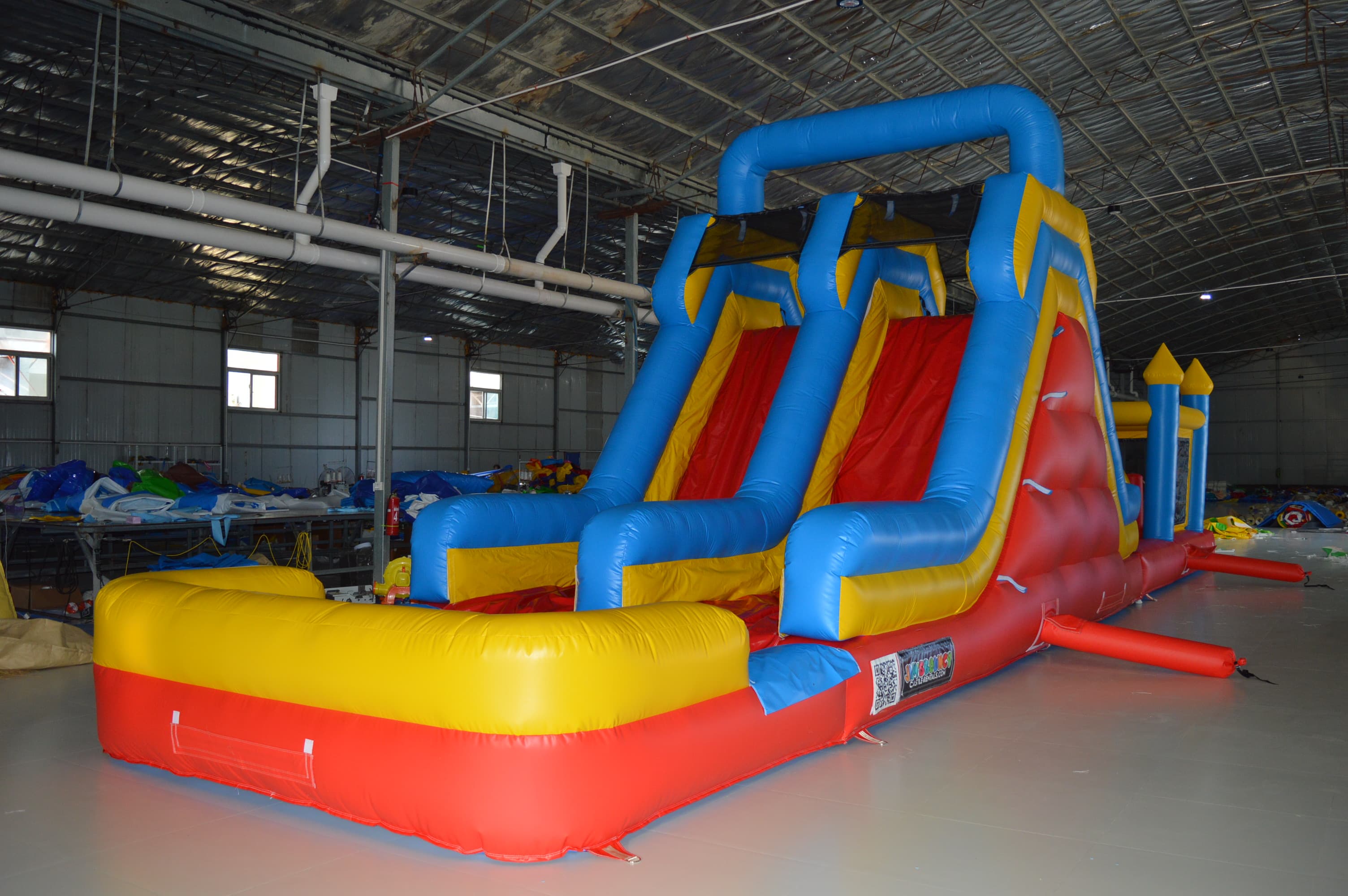 Triple-Lane Slide & Castle Combo